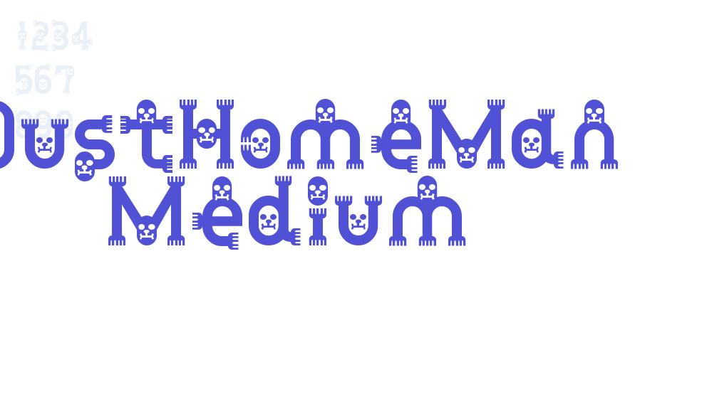 DustHomeMan Medium-font-download