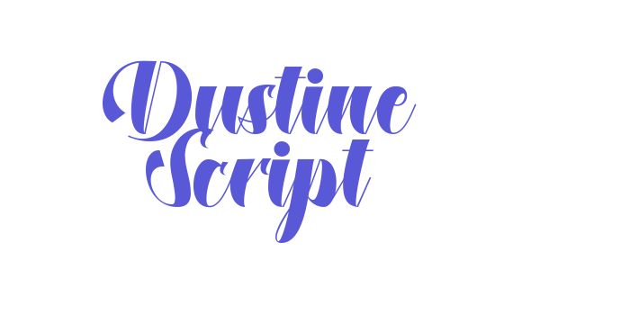 Dustine Script Font Download