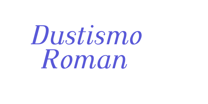 Dustismo Roman Font Download