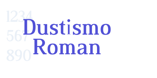 Dustismo Roman-font-download