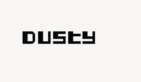 Dusty Font