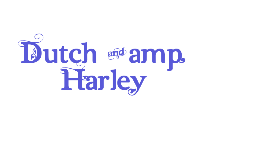 Dutch & Harley Font Download