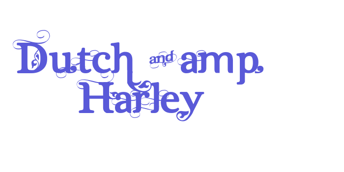 Dutch & Harley Font Download