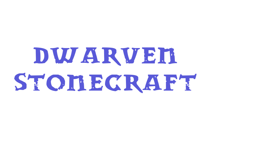 Dwarven Stonecraft Font