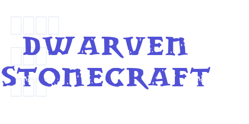 Dwarven Stonecraft-font-download