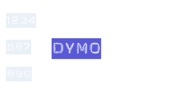 Dymo Font