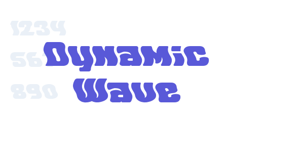 Dynamic Wave font free