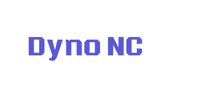 Dyno NC Font Download