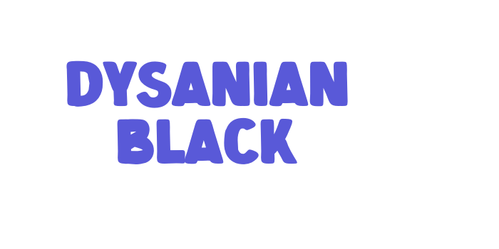 Dysanian Black Font Download