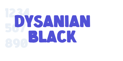 Dysanian Black-font-download