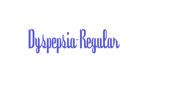 Dyspepsia-Regular Font Download