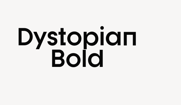 Dystopian Bold Font