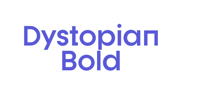 Dystopian Bold Font Download