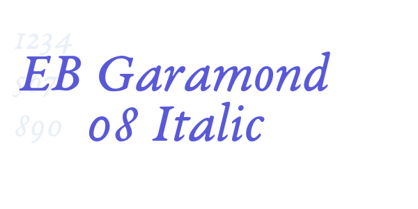 EB Garamond 08 Italic font free