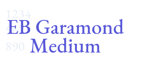 EB Garamond Medium font free