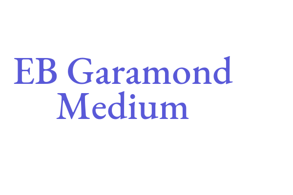 EB Garamond Medium Font