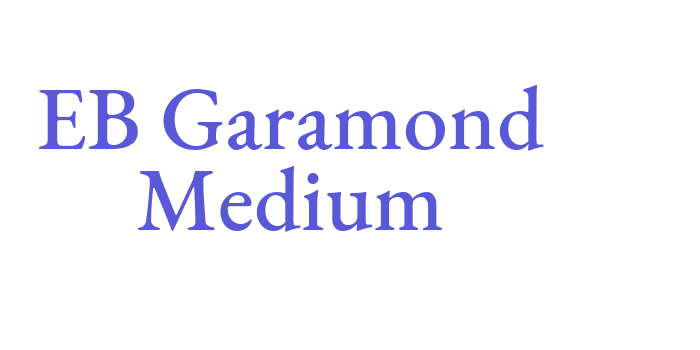 EB Garamond Medium Font Download