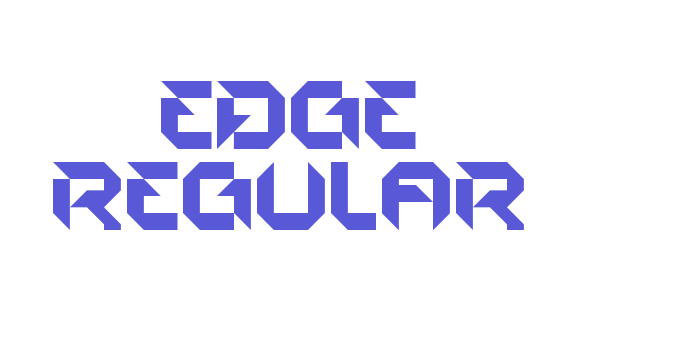 EDGE Regular Font Download