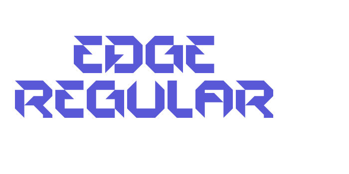 EDGE Regular Font