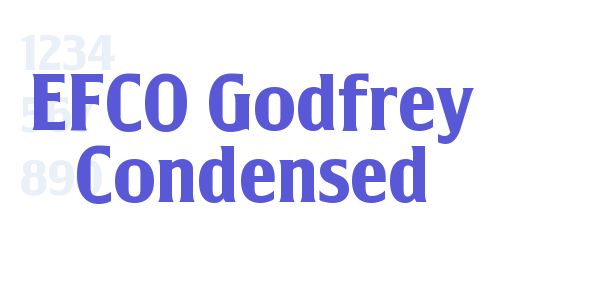 EFCO Godfrey Condensed font free