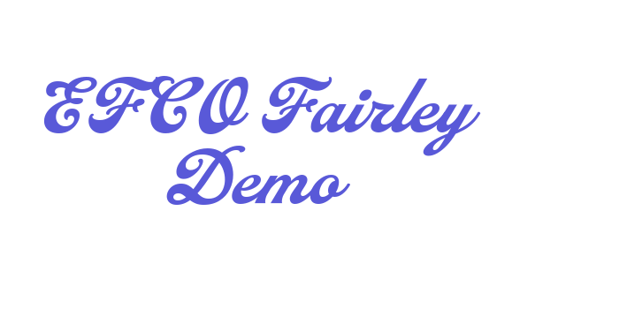 EFCO Fairley Demo Font Download