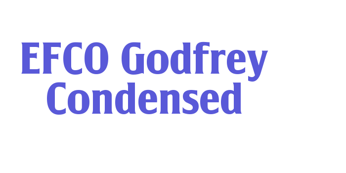 EFCO Godfrey Condensed Font Download