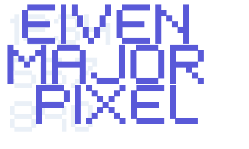 EIVEN MAJOR  Pixel Font Download