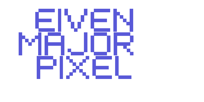 EIVEN MAJOR  Pixel Font Download