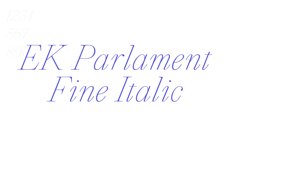 EK Parlament Fine Italic-font-download