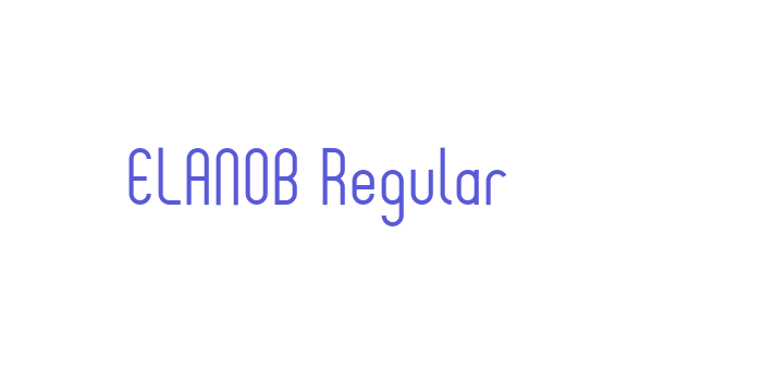 ELANOB Regular Font Download