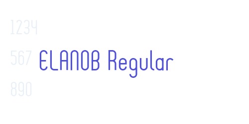 ELANOB Regular-font-download