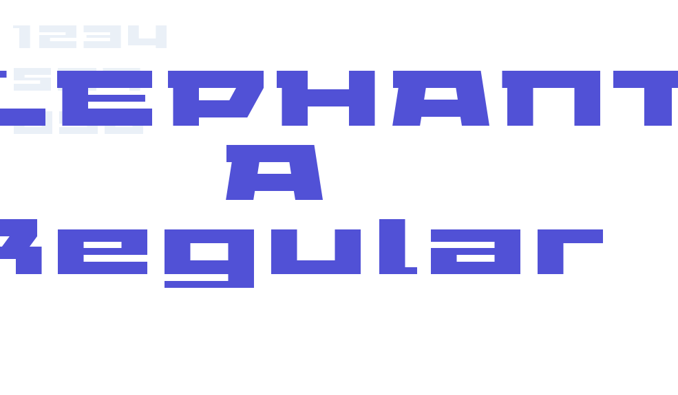 ELEPHANT A Regular-font-download