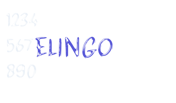 ELINGO Font