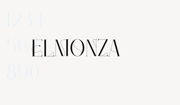 ELMONZA Font