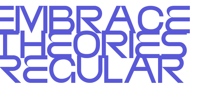 EMBRACE THEORIES REGULAR Font Download