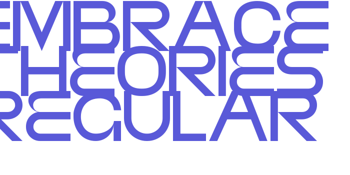 EMBRACE THEORIES REGULAR Font