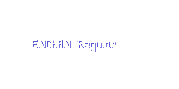 ENCHAN Regular Font Download