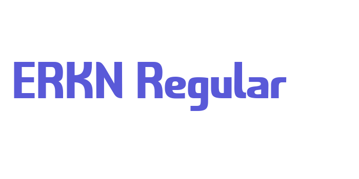 ERKN Regular Font