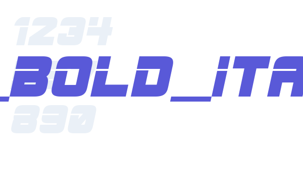 ESP_Bold_Italic Font