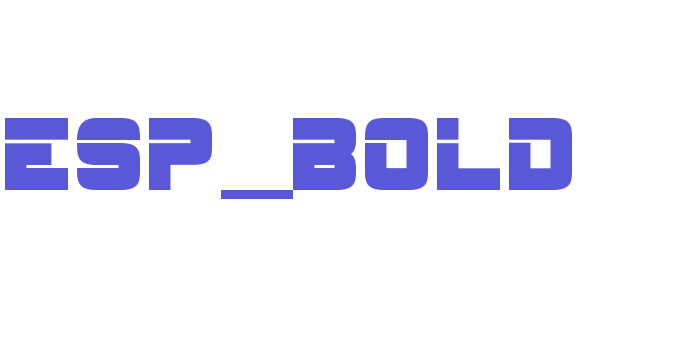 ESP_Bold Font Download