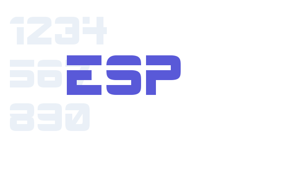 ESP Font