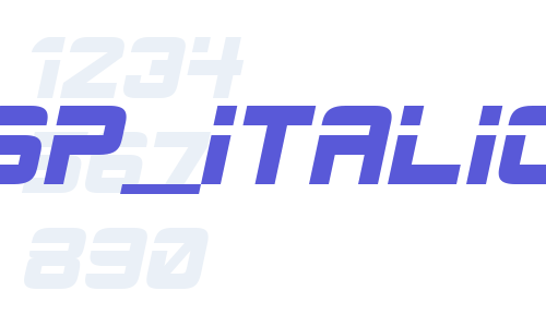 ESP_Italic Font Download