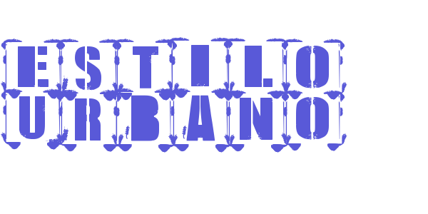 ESTILO URBANO font