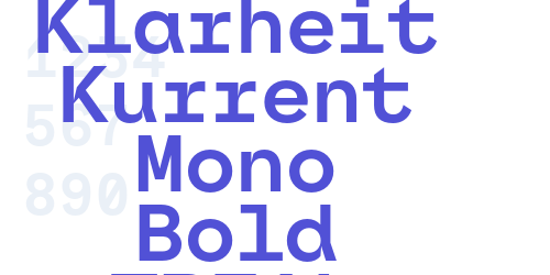 ES Klarheit Kurrent Mono Bold TRIAL-font-download