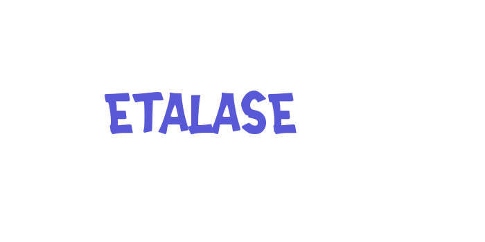 ETALASE Font Download