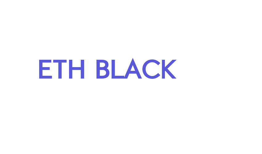 ETH Black Font Download