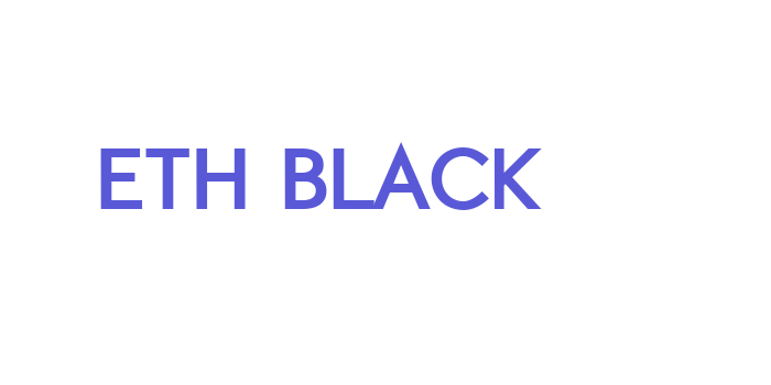 ETH Black Font Download