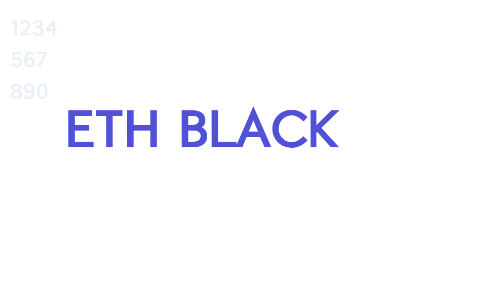 ETH Black-font-download