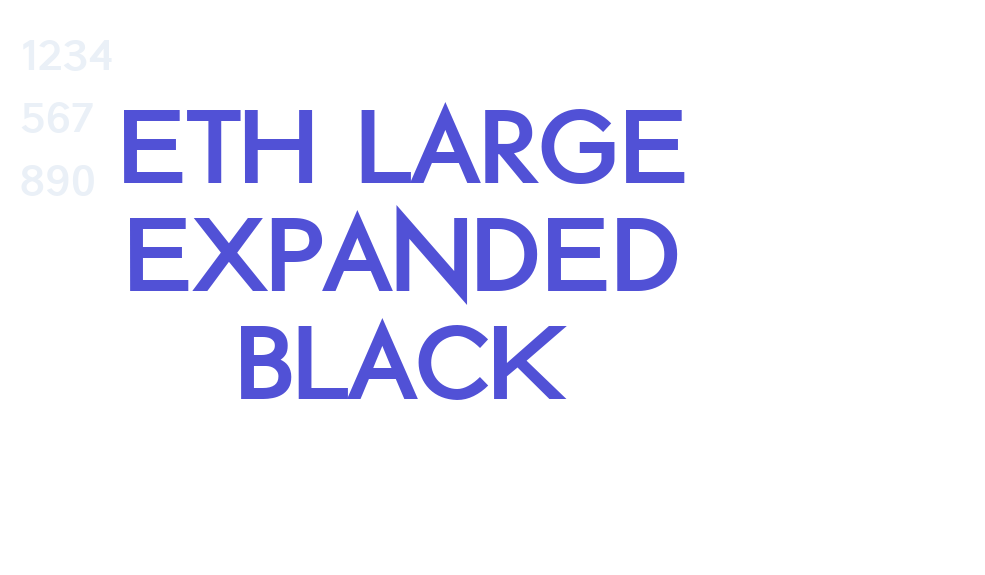 ETH Large Expanded Black-font-download