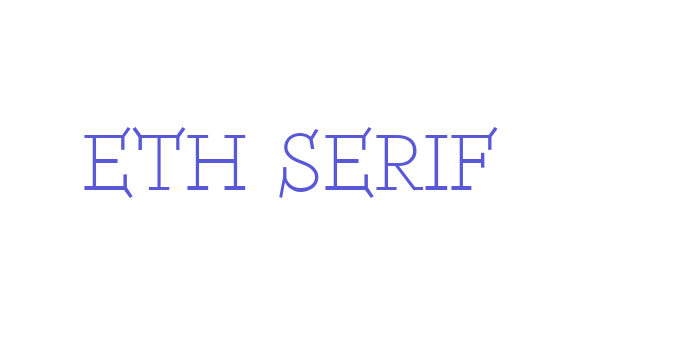 ETH Serif Font Download